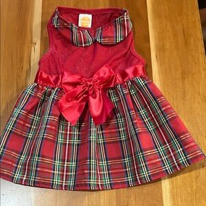 Simply Dog Red Plaid Pet Dress